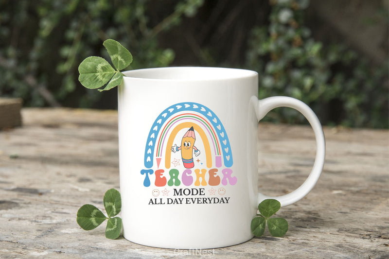 Teacher Mode All Day Everyday SVG Bundle - CraftNest - Digital Crafting and Art