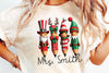 Teacher Pencil Christmas Coquette Clipart Bundle