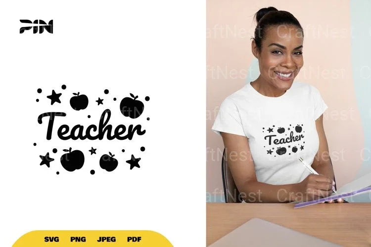 Teacher SVG Bundle - CraftNest - Digital Crafting and Art