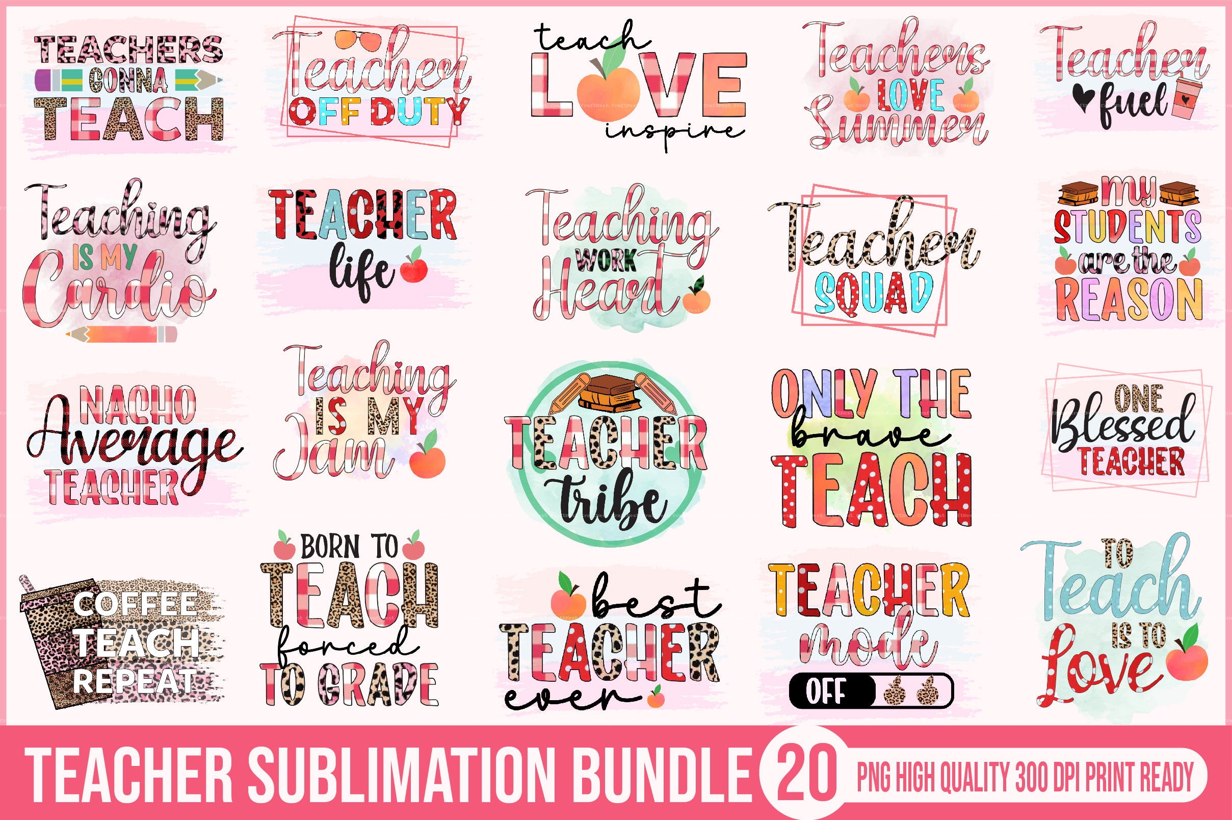 Teacher Clipart Bundle for Educators