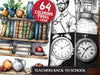Teachers Back To School Coloring Books