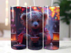 Teddy Bear Easter 3 Tumbler Wrap - CraftNest