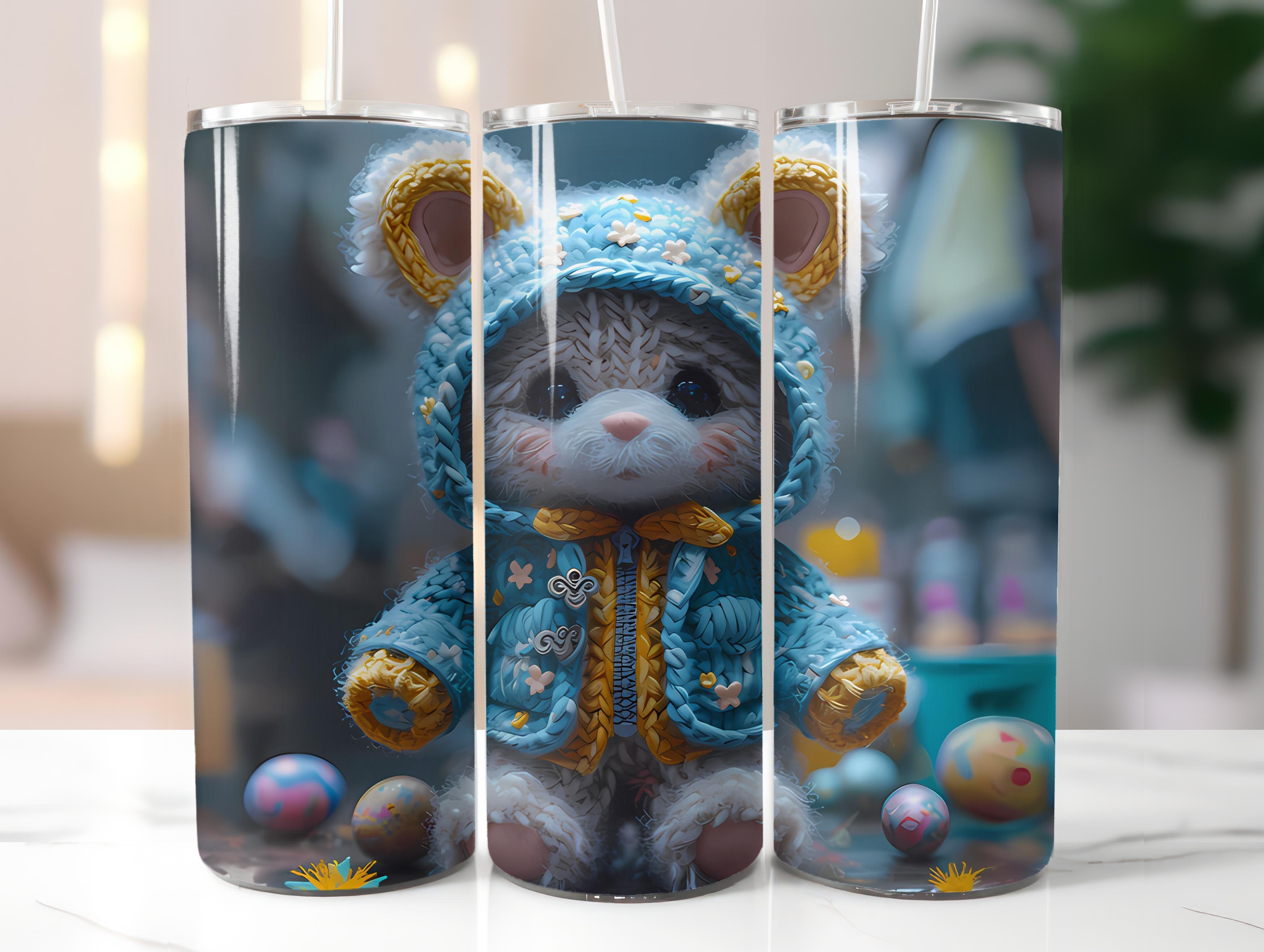 Teddy Bear Easter 4 Tumbler Wrap - CraftNest