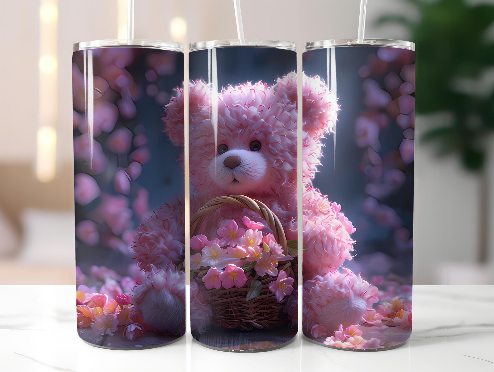 Teddy Bear Easter 2 Tumbler Wrap - CraftNest