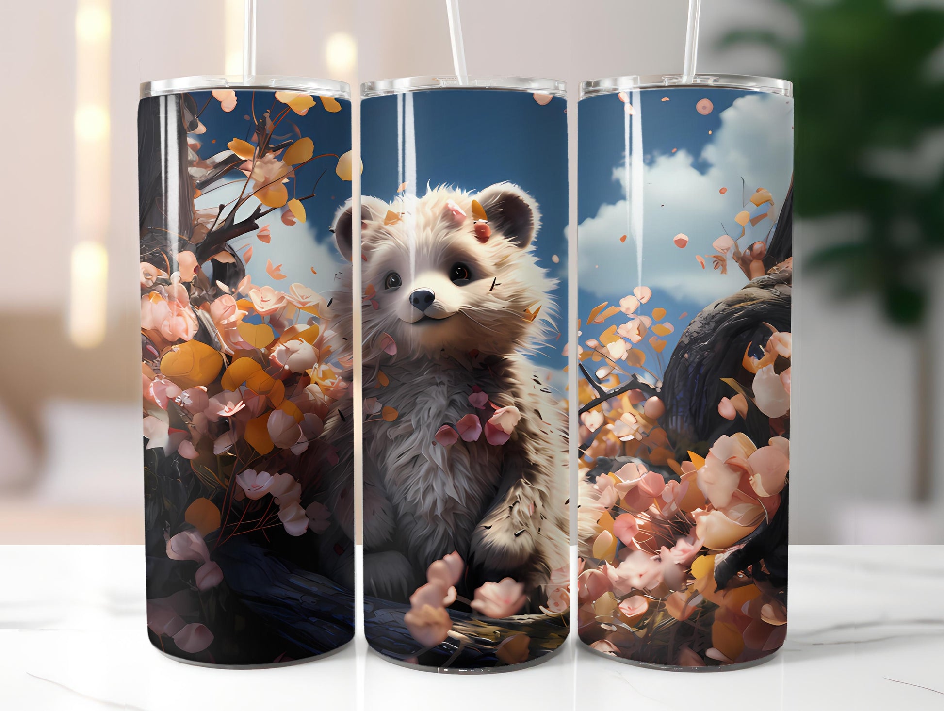 Teddy Bear Spring 4 Tumbler Wrap - CraftNest