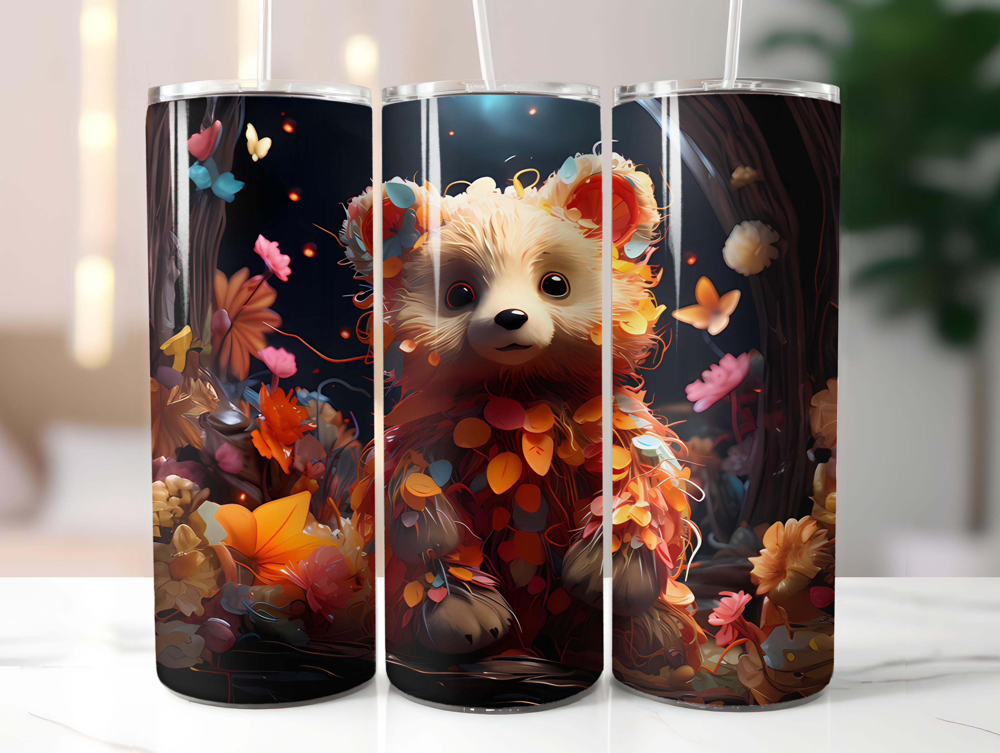 Teddy Bear Spring 5 Tumbler Wrap - CraftNest