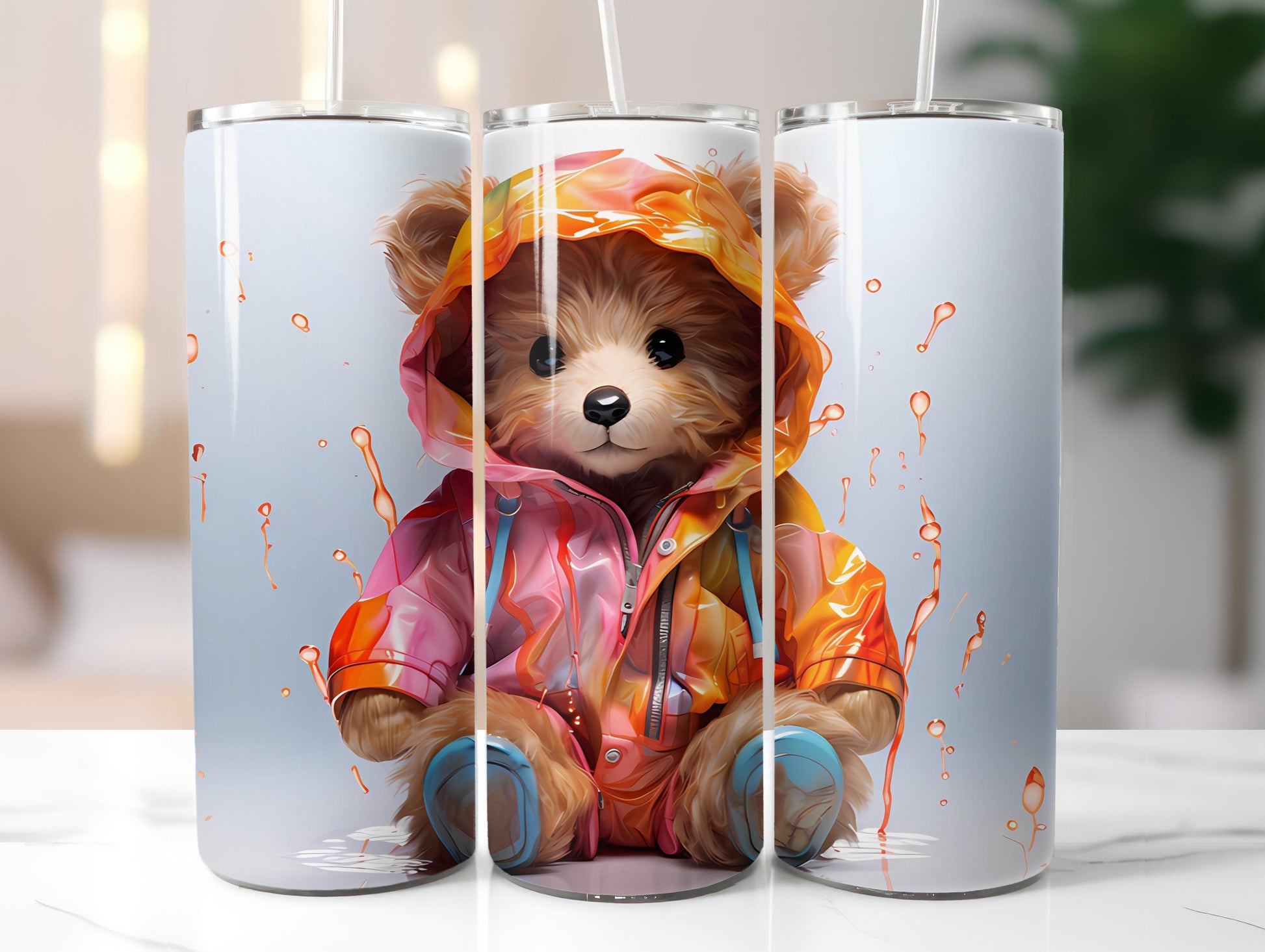 Teddy Bear Spring 5 Tumbler Wrap - CraftNest