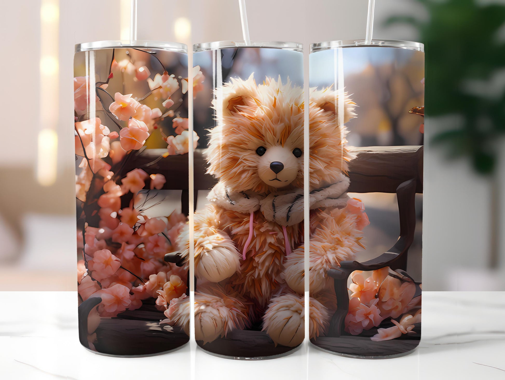 Teddy Bear Spring 6 Tumbler Wrap - CraftNest