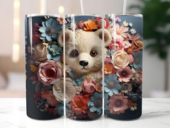 Teddy Bear Spring 1  Tumbler Wrap - CraftNest