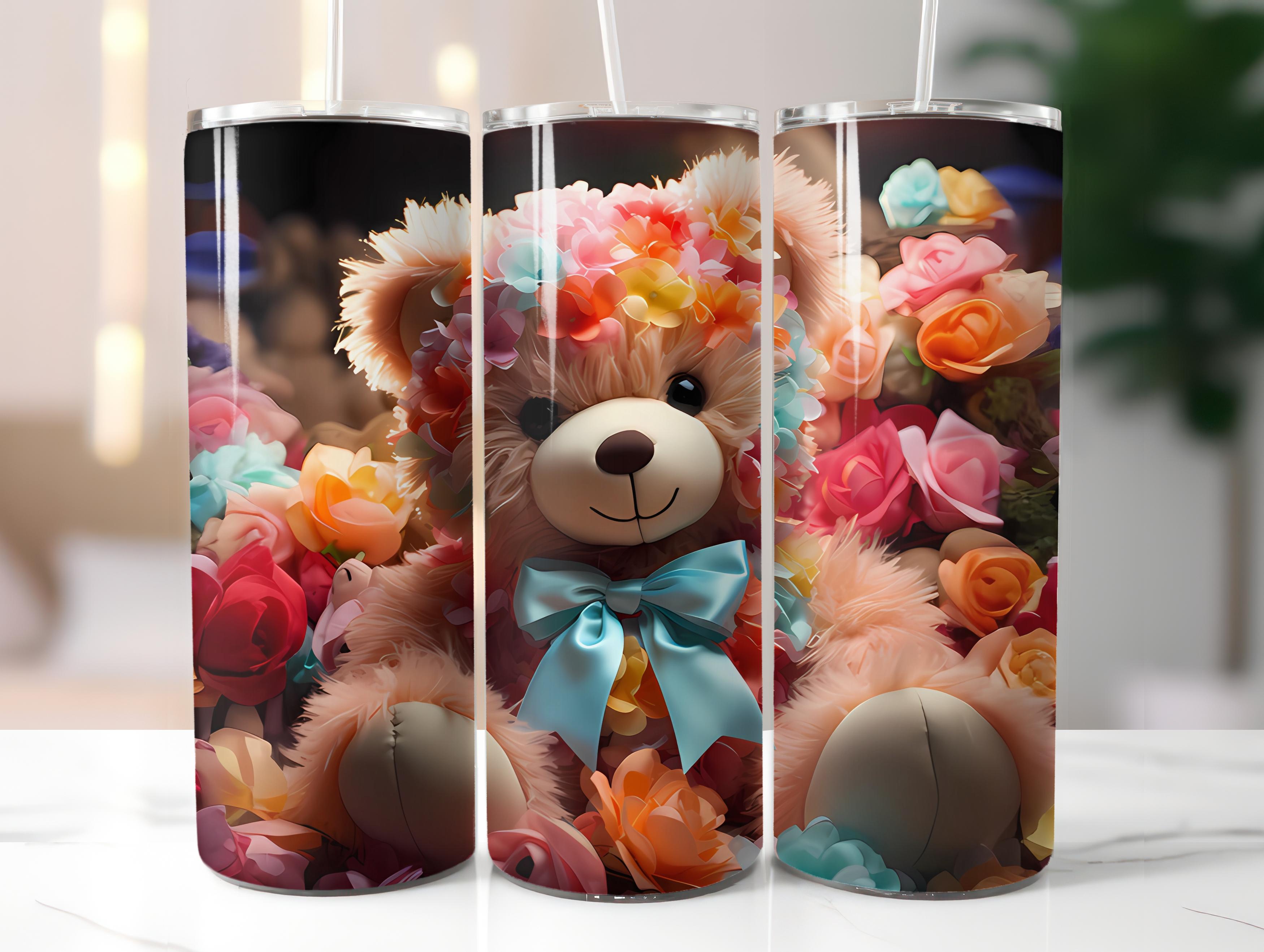 Teddy Bear Spring 4 Tumbler Wrap - CraftNest