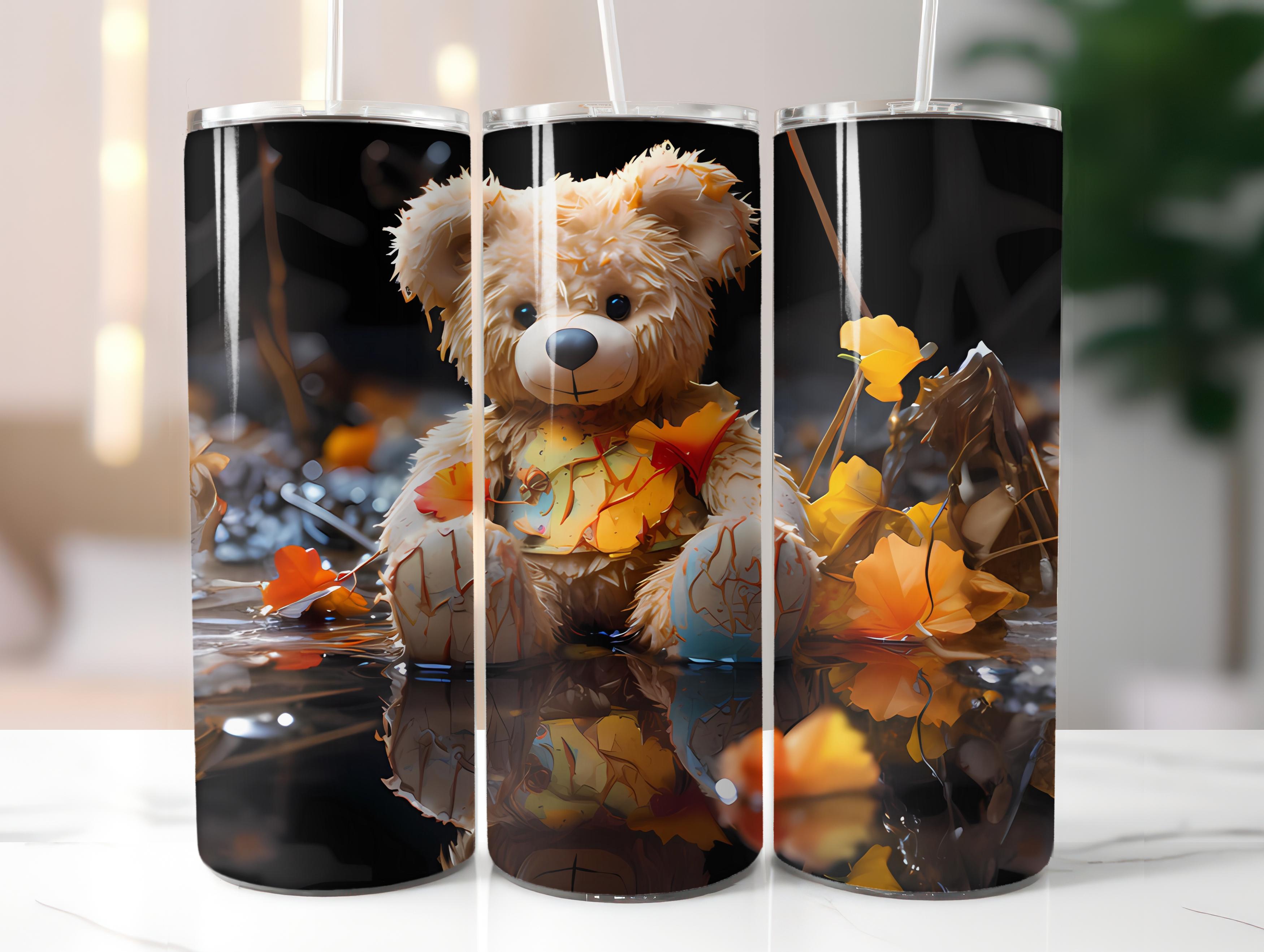 Teddy Bear Spring 5 Tumbler Wrap - CraftNest