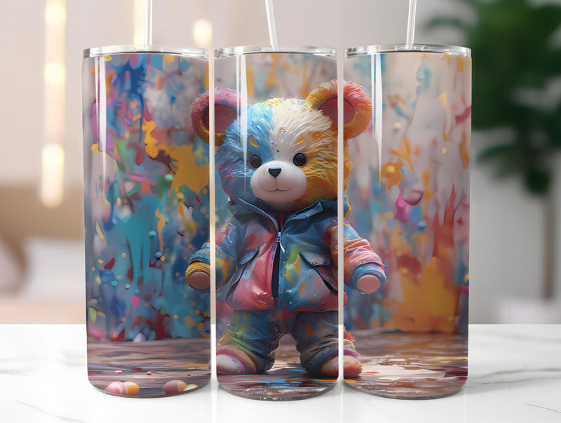 Teddy Bear Easter 2 Tumbler Wrap - CraftNest