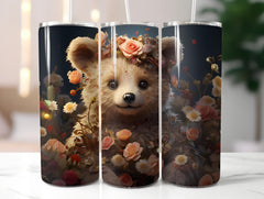 Teddy Bear Spring 3 Tumbler Wrap - CraftNest