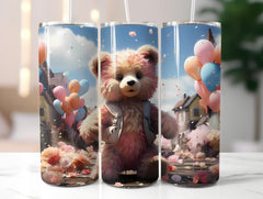 Teddy Bear Spring 5 Tumbler Wrap - CraftNest