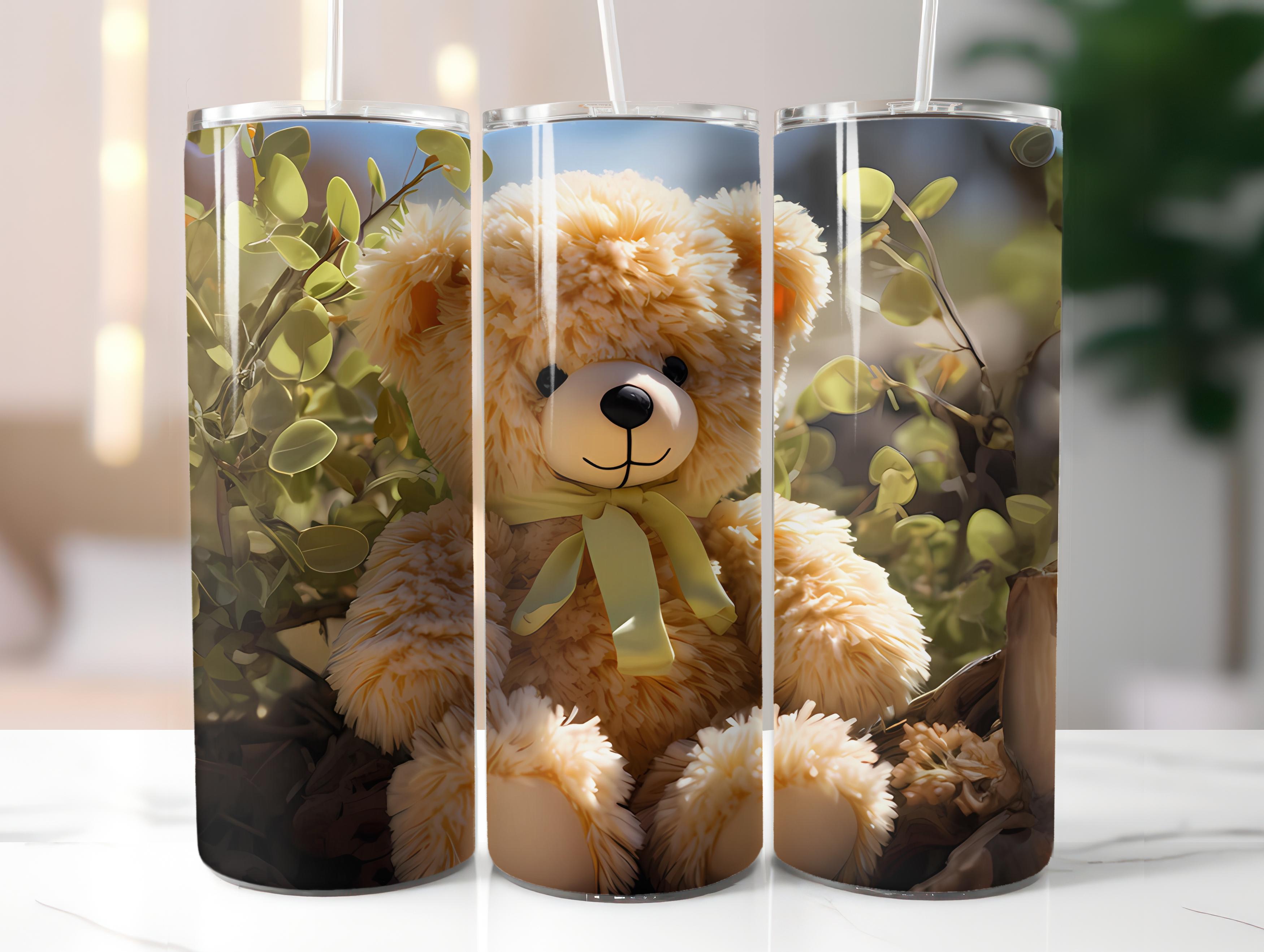 Teddy Bear Spring 3 Tumbler Wrap - CraftNest