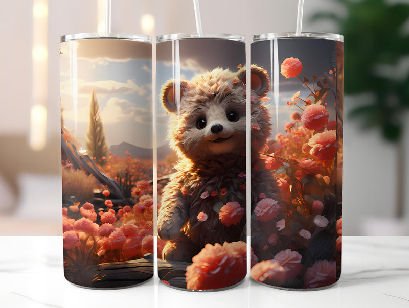 Teddy Bear Spring 6 Tumbler Wrap - CraftNest