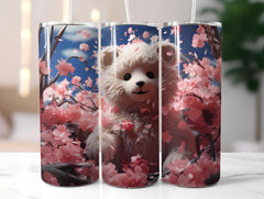 Teddy Bear Spring 3 Tumbler Wrap - CraftNest