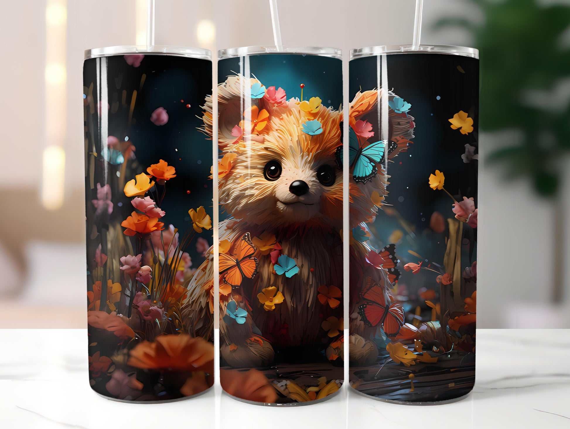 Teddy Bear Spring 6 Tumbler Wrap - CraftNest