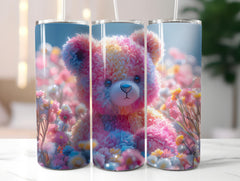 Teddy Bear Easter 3 Tumbler Wrap - CraftNest