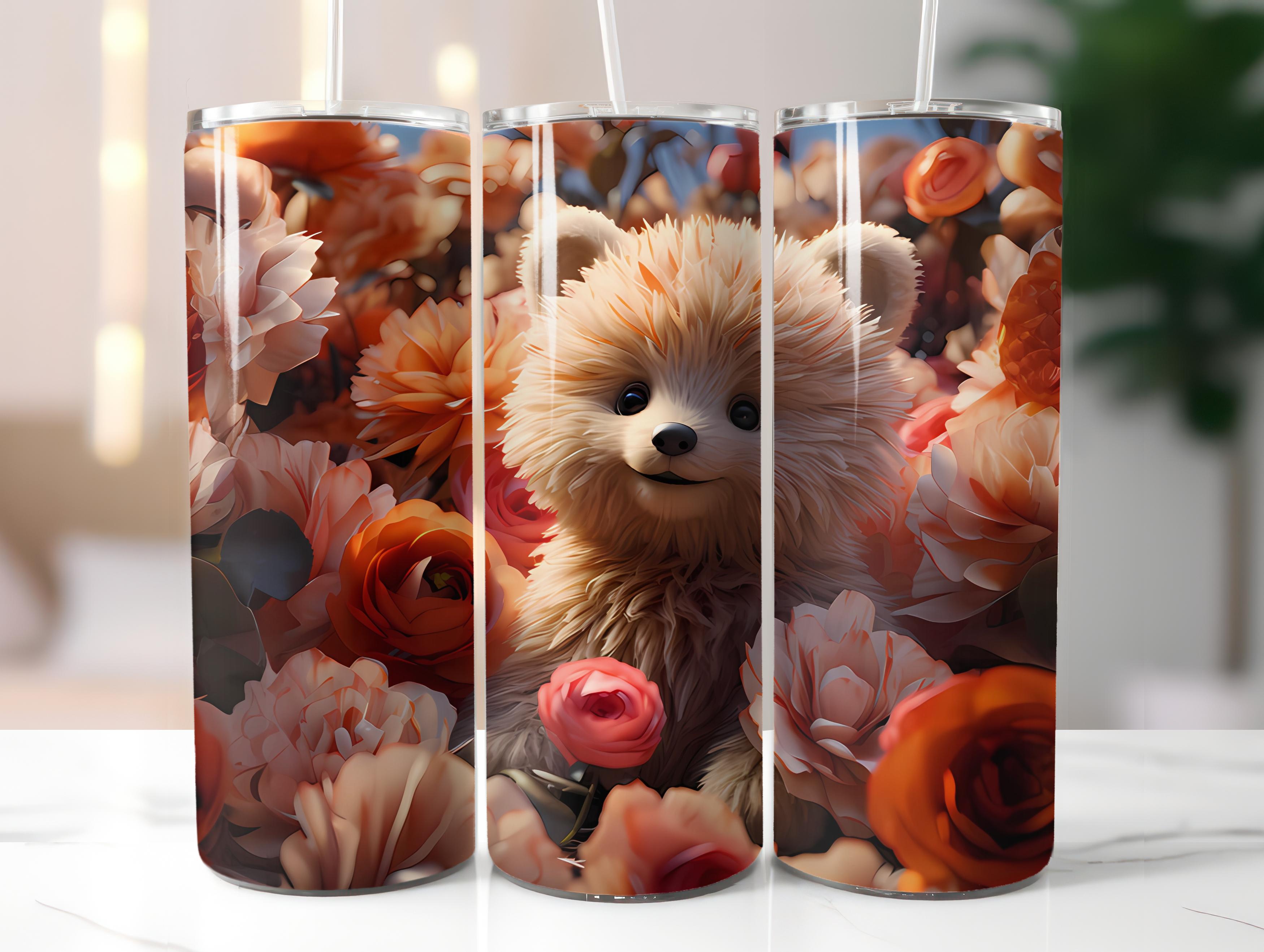 Teddy Bear Spring 3 Tumbler Wrap - CraftNest