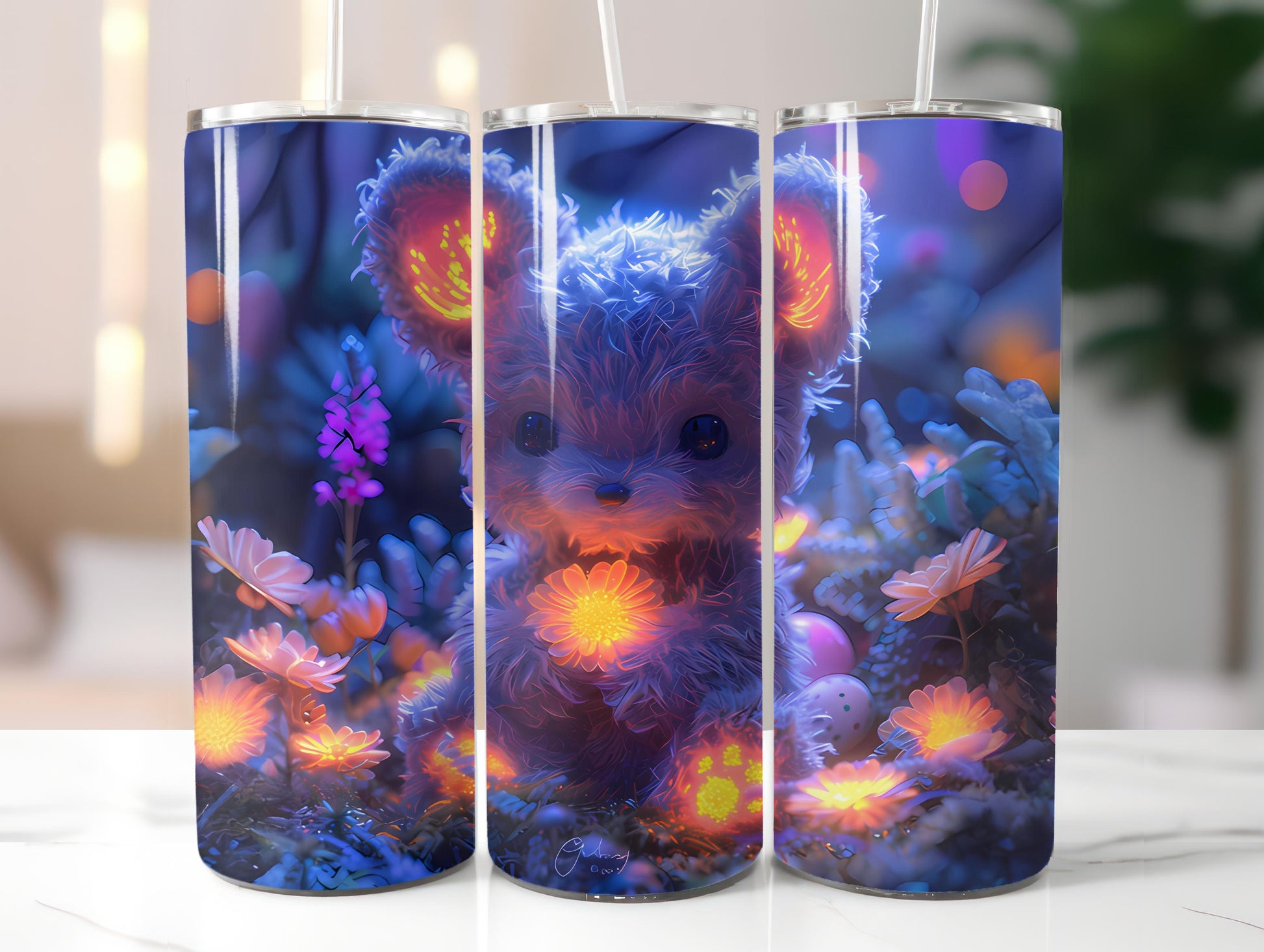 Teddy Bear Easter 1  Tumbler Wrap - CraftNest