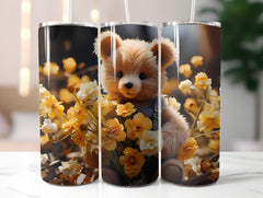 Teddy Bear Spring 5 Tumbler Wrap - CraftNest