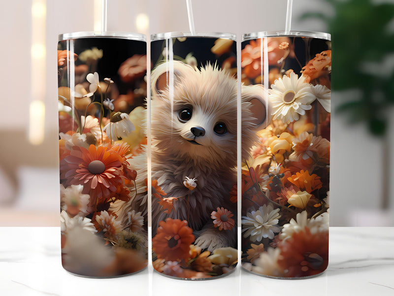 Teddy Bear Spring 1  Tumbler Wrap - CraftNest