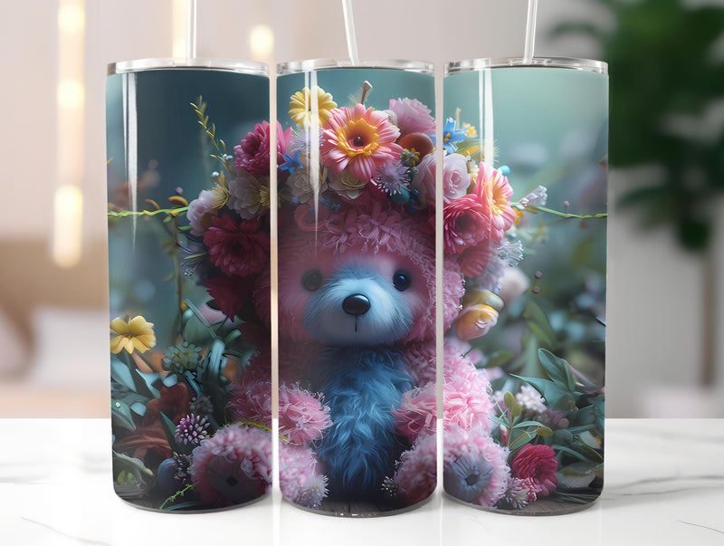 Teddy Bear Easter 2 Tumbler Wrap - CraftNest