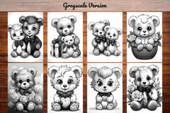 Teddy Bear Valentines Day Coloring Books - CraftNest