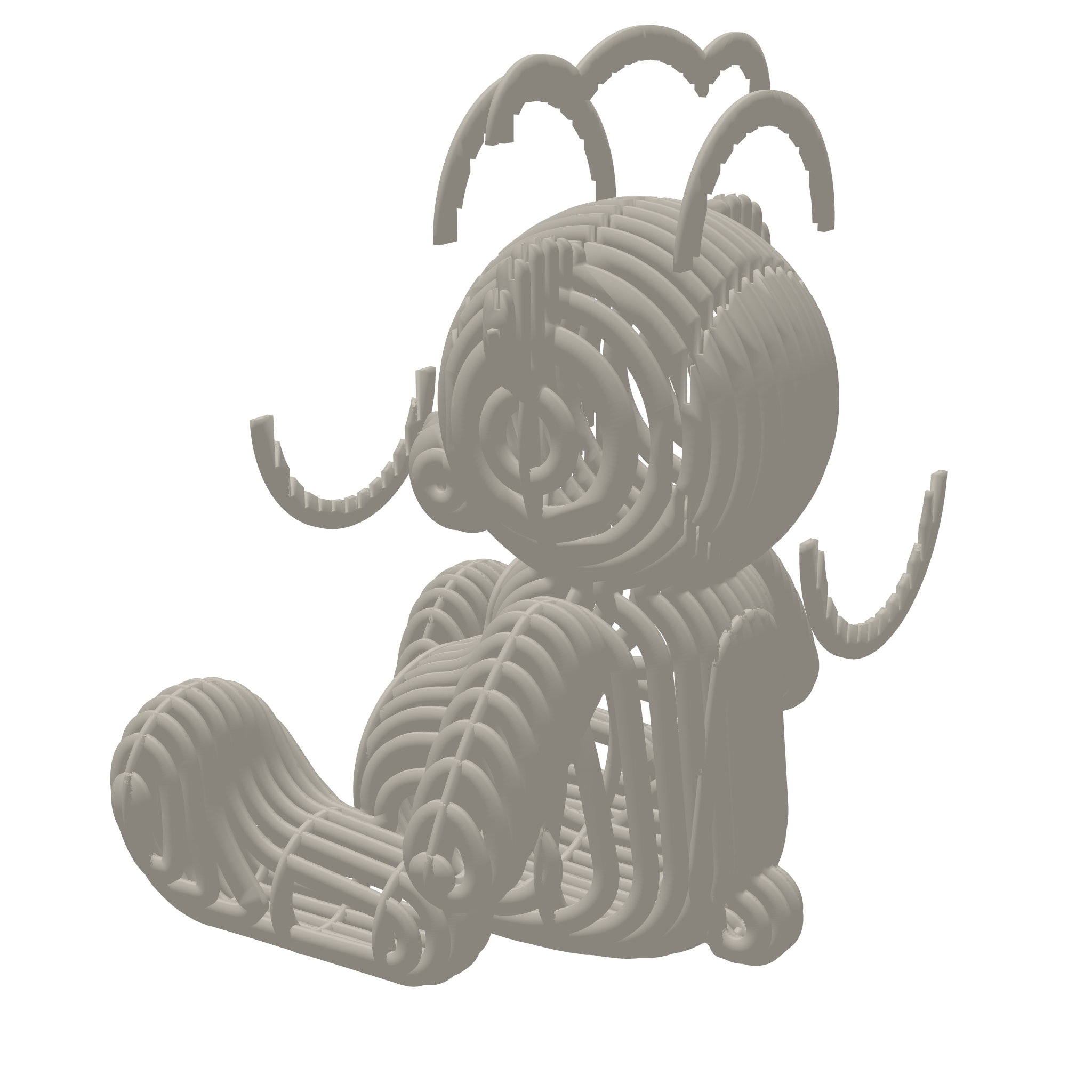 Teddy Bear 3D Print STL File