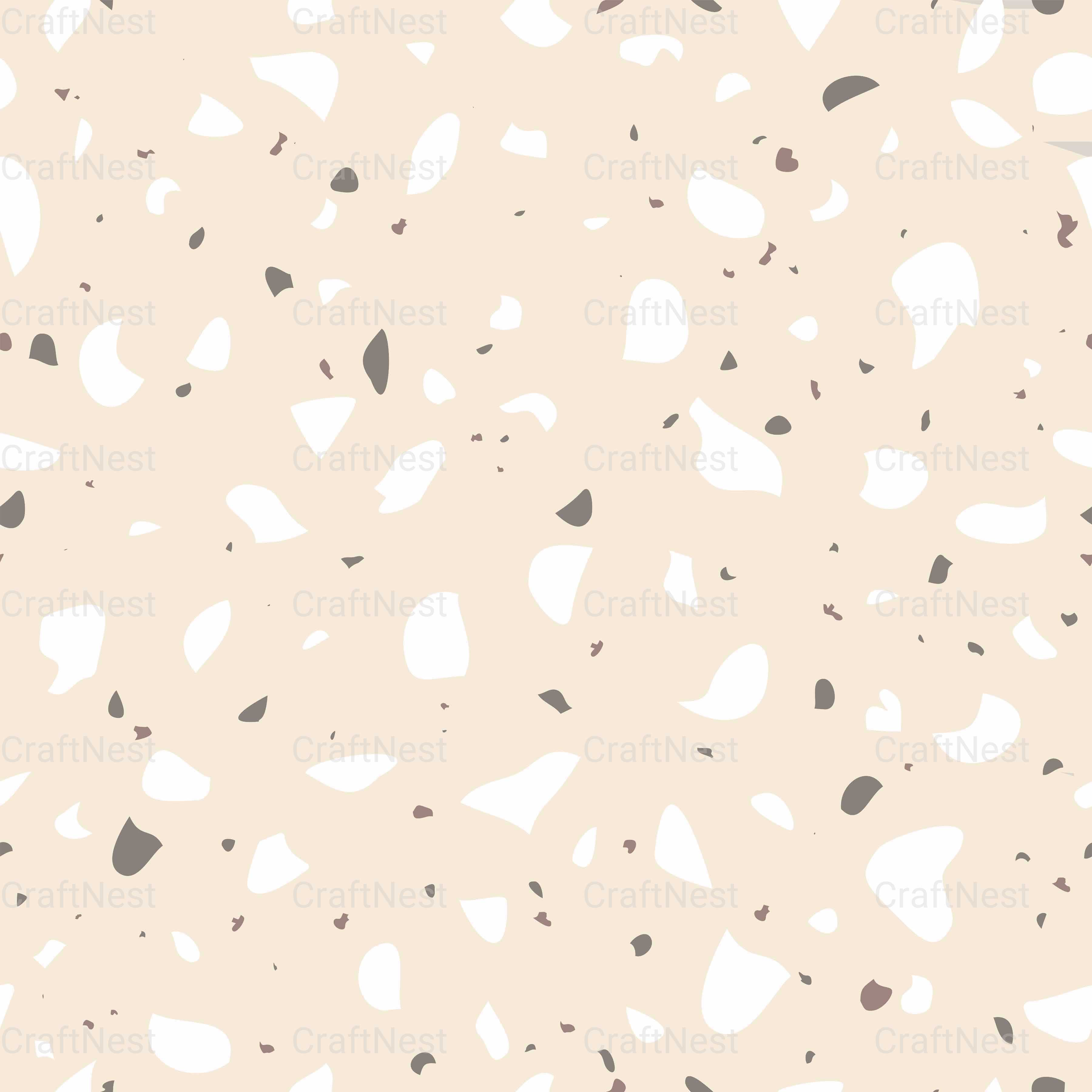 Terrazzo Seamless Digital Paper - CraftNest - Digital Crafting and Art