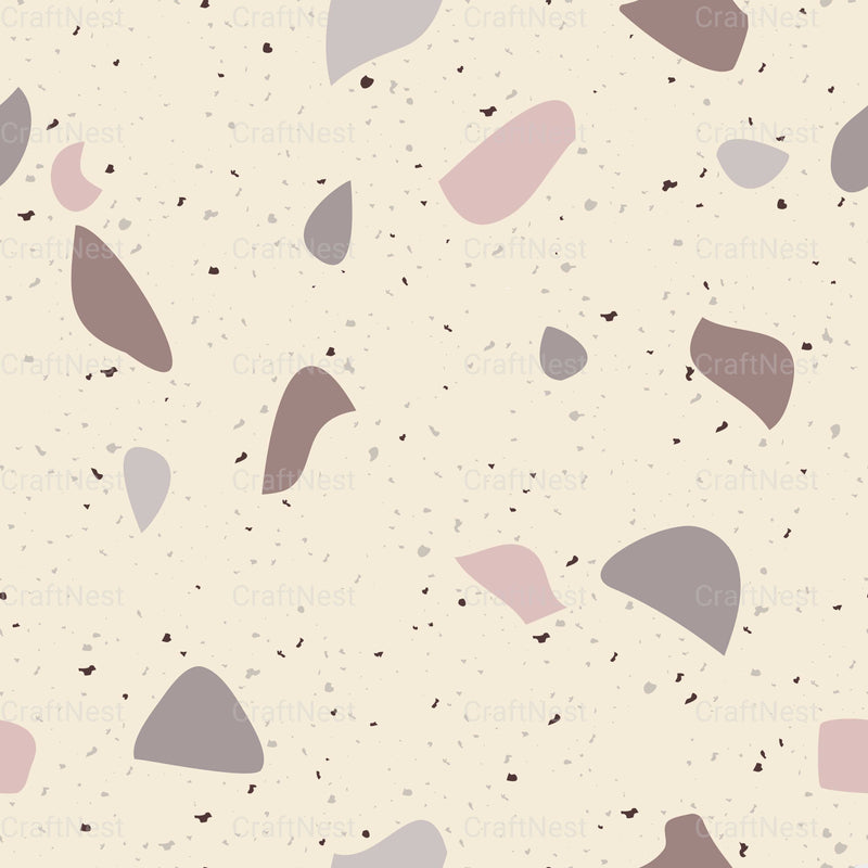 Terrazzo Seamless Digital Paper - CraftNest - Digital Crafting and Art