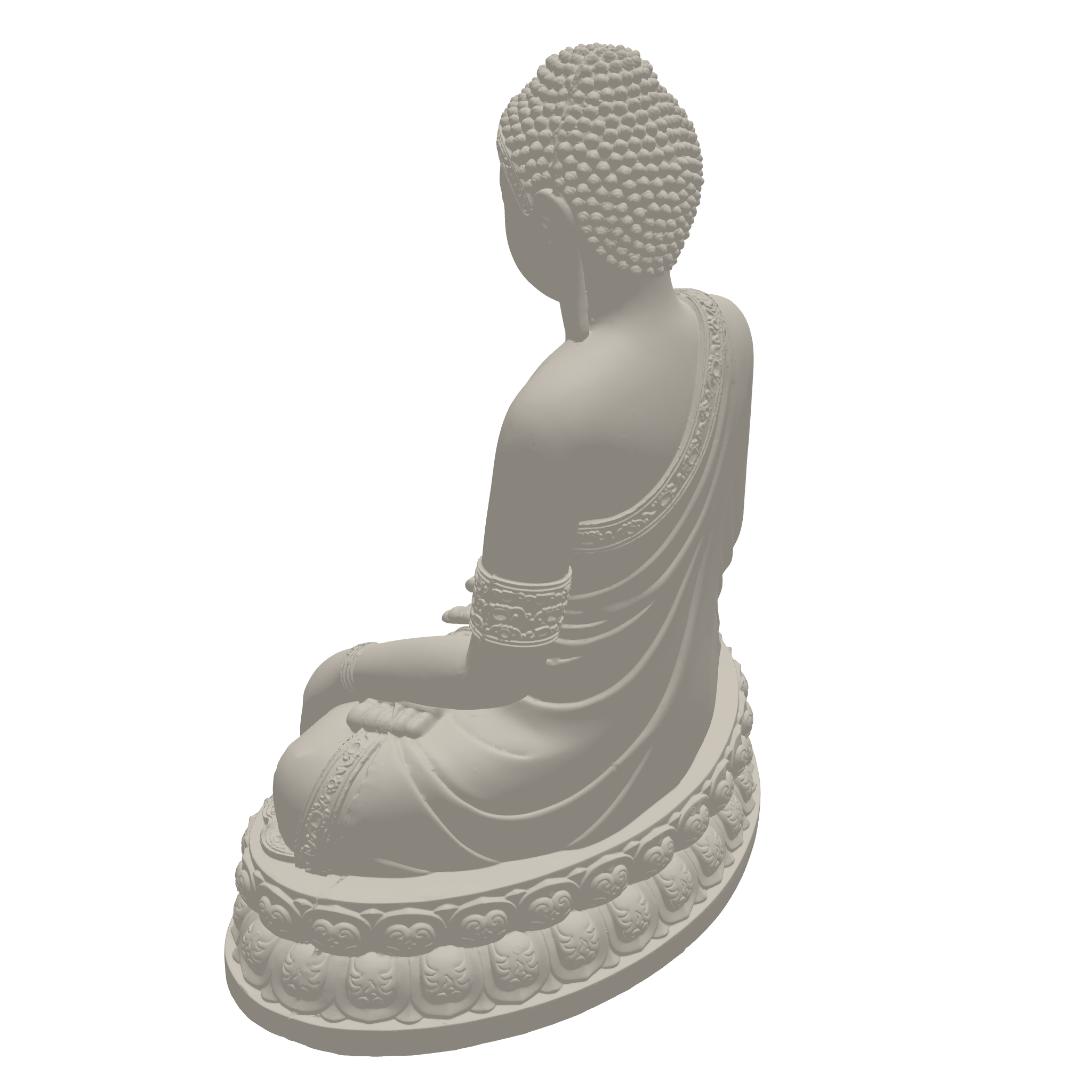 Thai Buddha 3D Print STL File