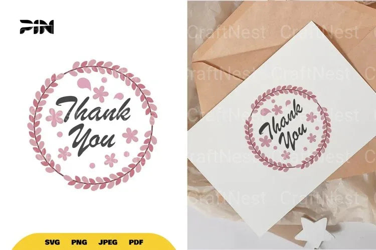 Thank You SVG Bundle - CraftNest - Digital Crafting and Art