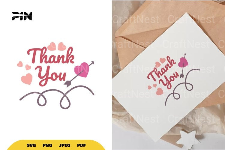 Thank You SVG Bundle - CraftNest - Digital Crafting and Art