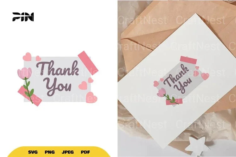 Thank You SVG Bundle - CraftNest - Digital Crafting and Art
