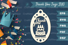 Birthday Thank You Tags Clipart Bundle - CraftNest - Digital Crafting and Art