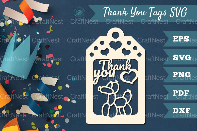 Thank You & Birthday Tags Clipart Bundle - CraftNest - Digital Crafting and Art