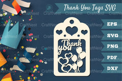 Birthday Thank You Tags Clipart Bundle - CraftNest - Digital Crafting and Art