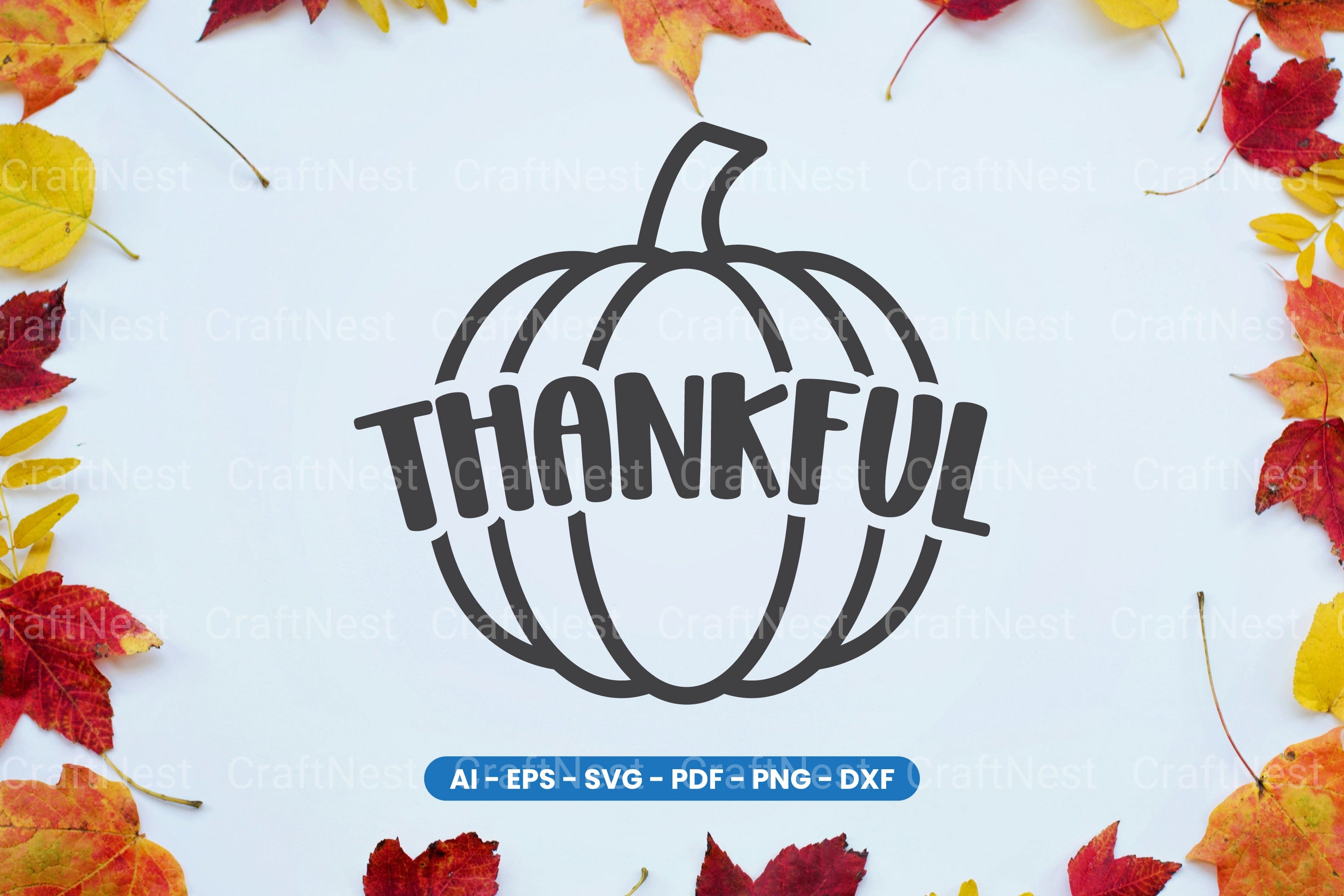 Thankful SVG Bundle - CraftNest - Digital Crafting and Art