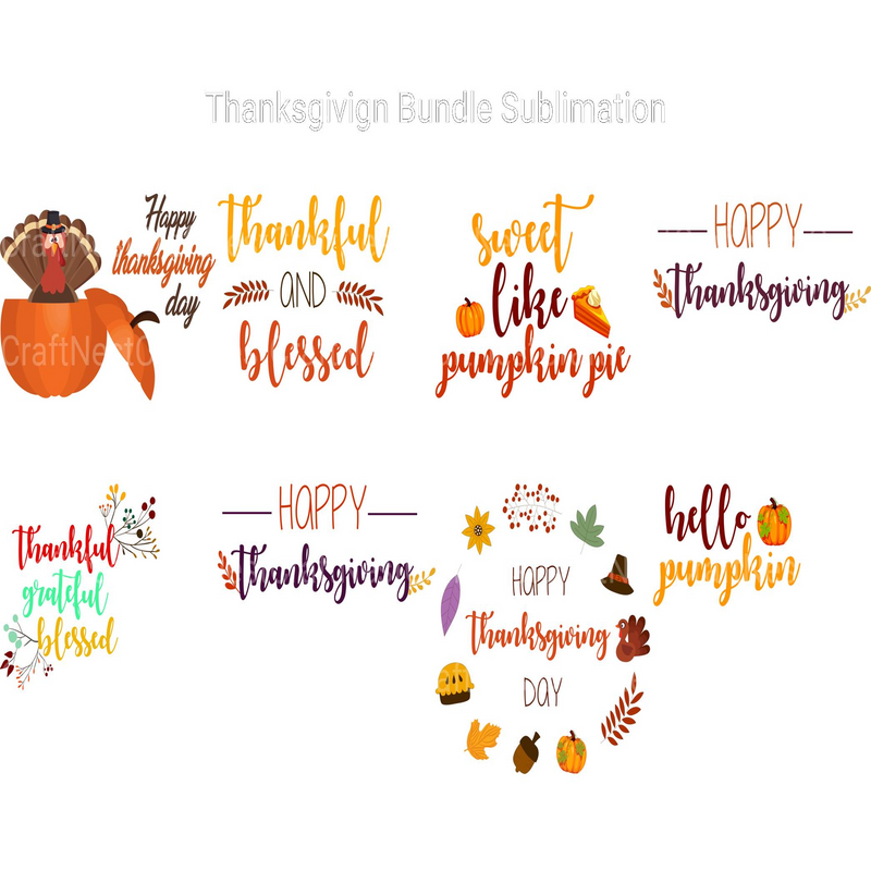 Thanksgiving SVG Bundle - CraftNest - Digital Crafting and Art