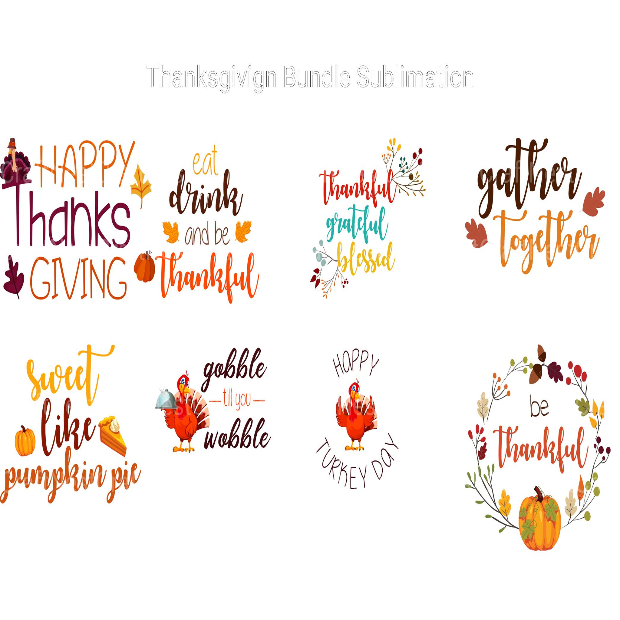 Thanksgiving SVG Bundle - CraftNest - Digital Crafting and Art