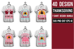 Thanksgiving T Shirt Bundle 5 - CraftNest - Digital Crafting and Art