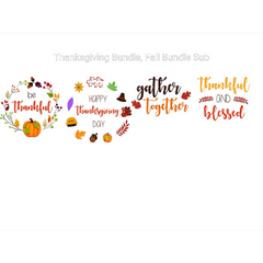 Fall Thanksgiving SVG Bundle - CraftNest - Digital Crafting and Art