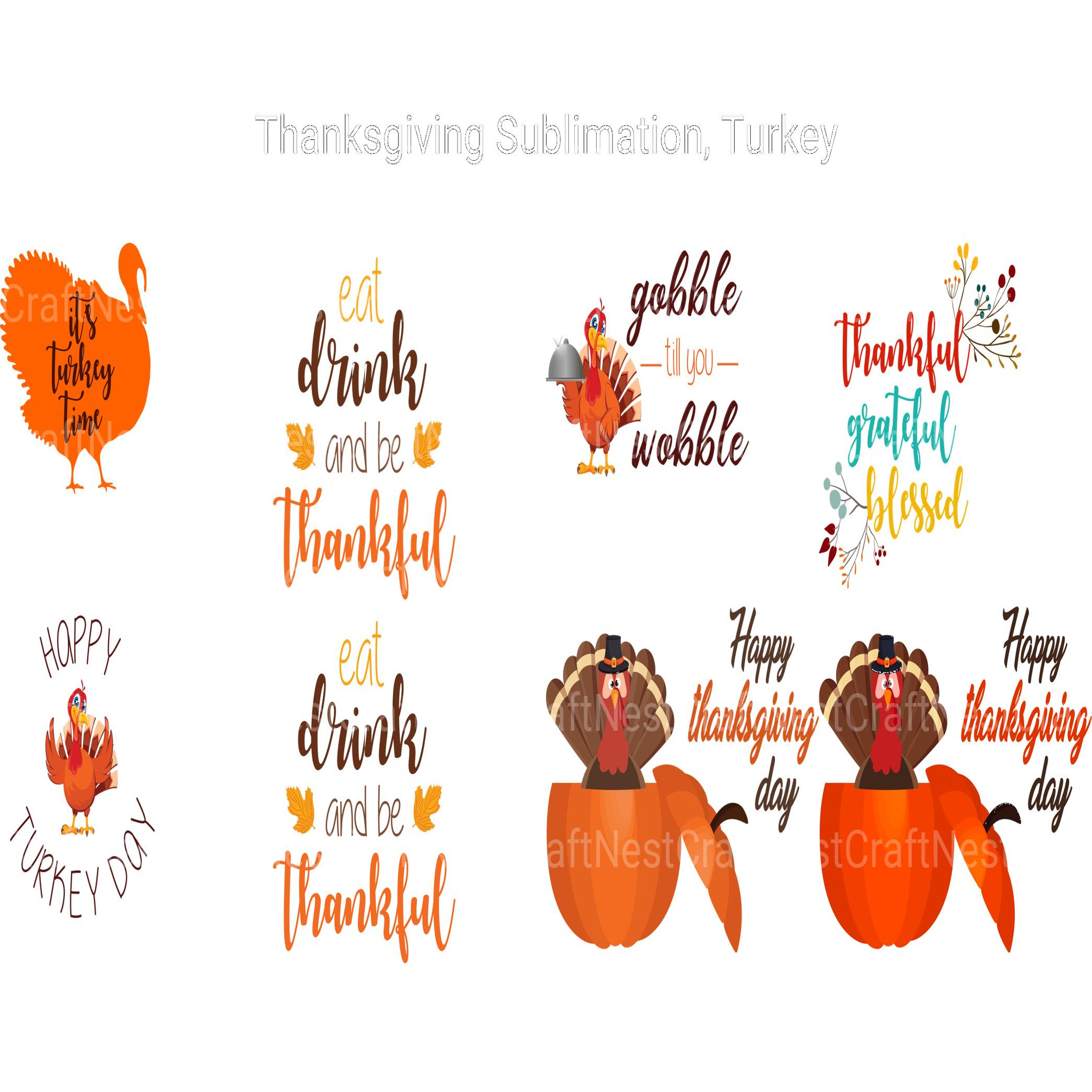 Turkey Thanksgiving SVG - CraftNest - Digital Crafting and Art