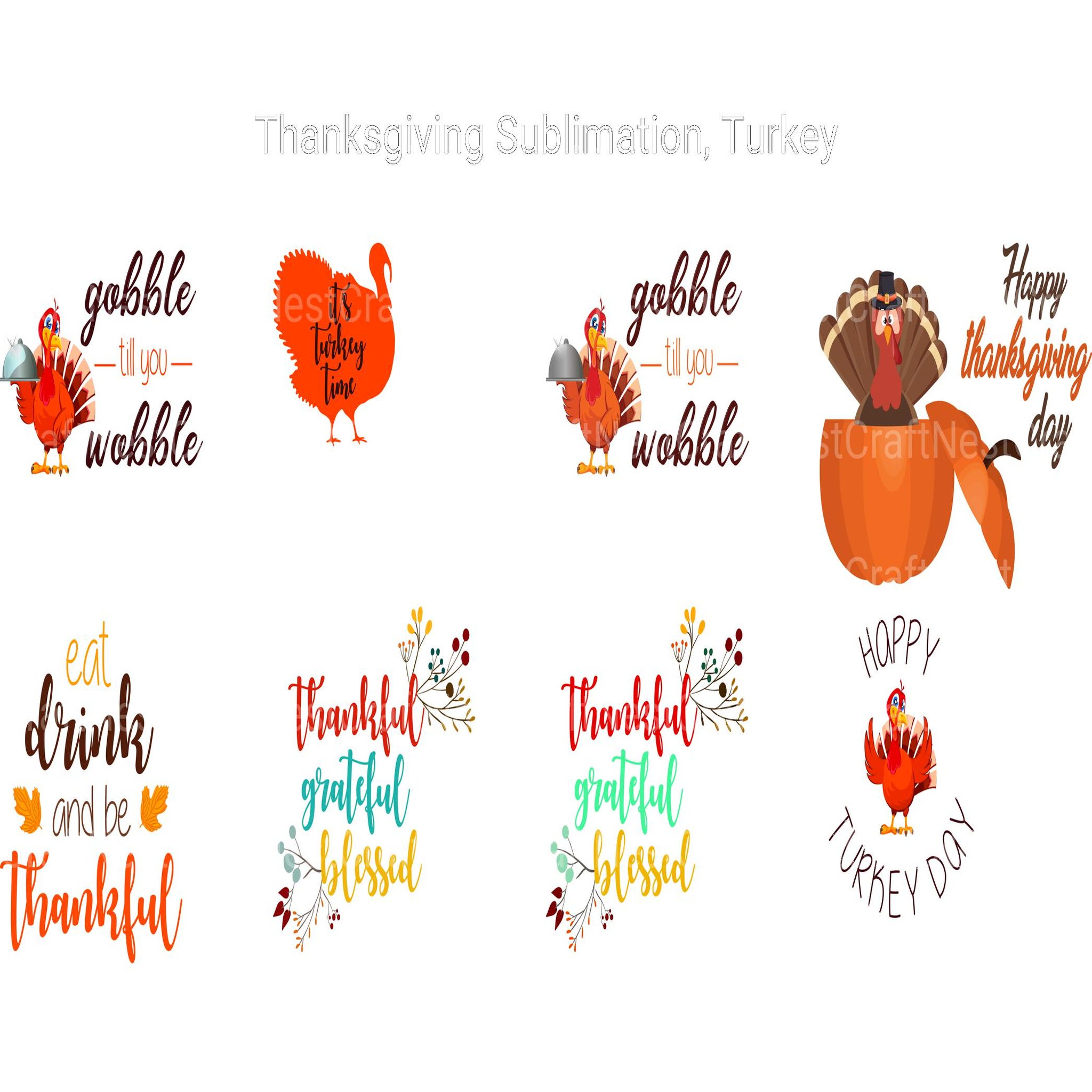 Turkey Thanksgiving SVG - CraftNest - Digital Crafting and Art