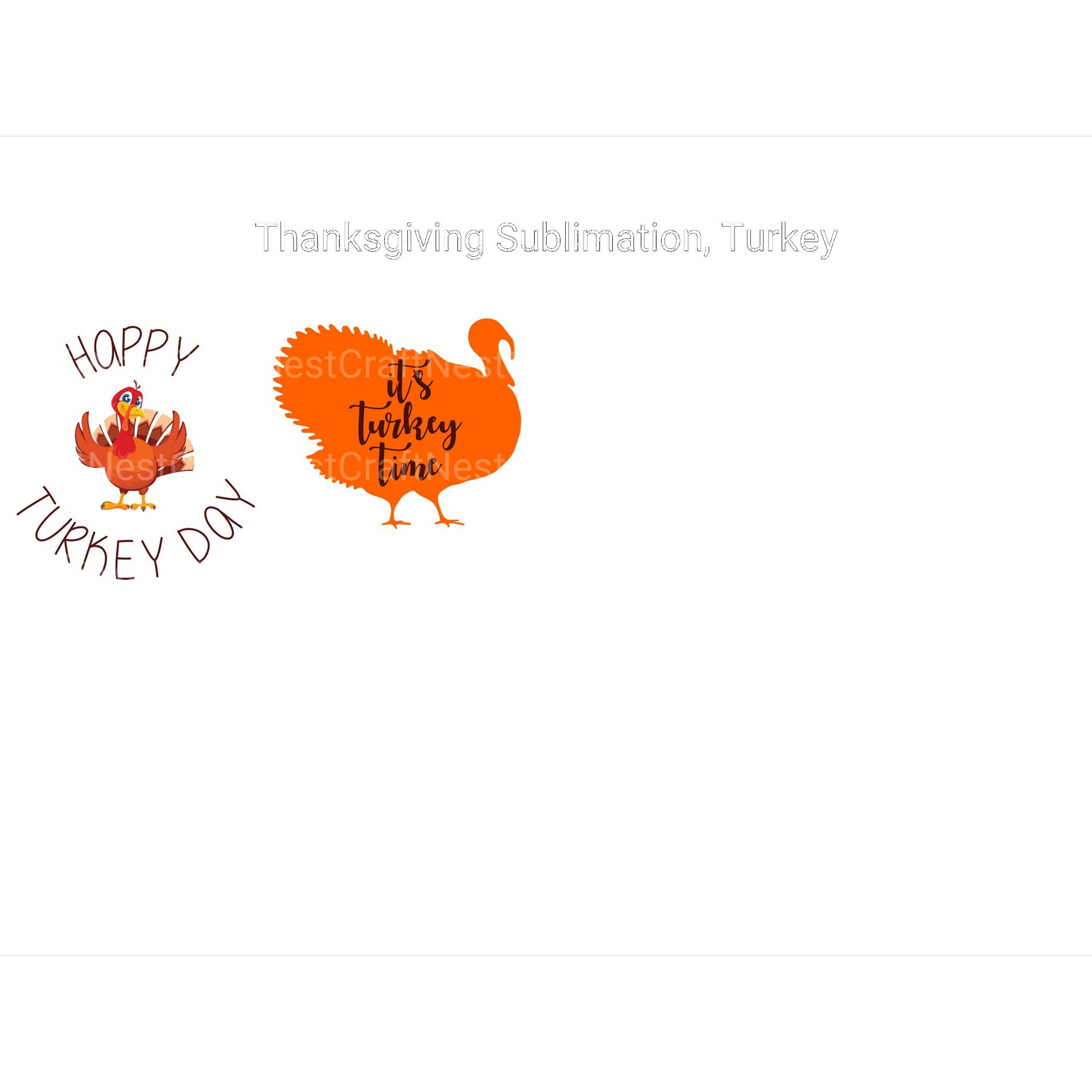 Turkey Thanksgiving SVG - CraftNest - Digital Crafting and Art
