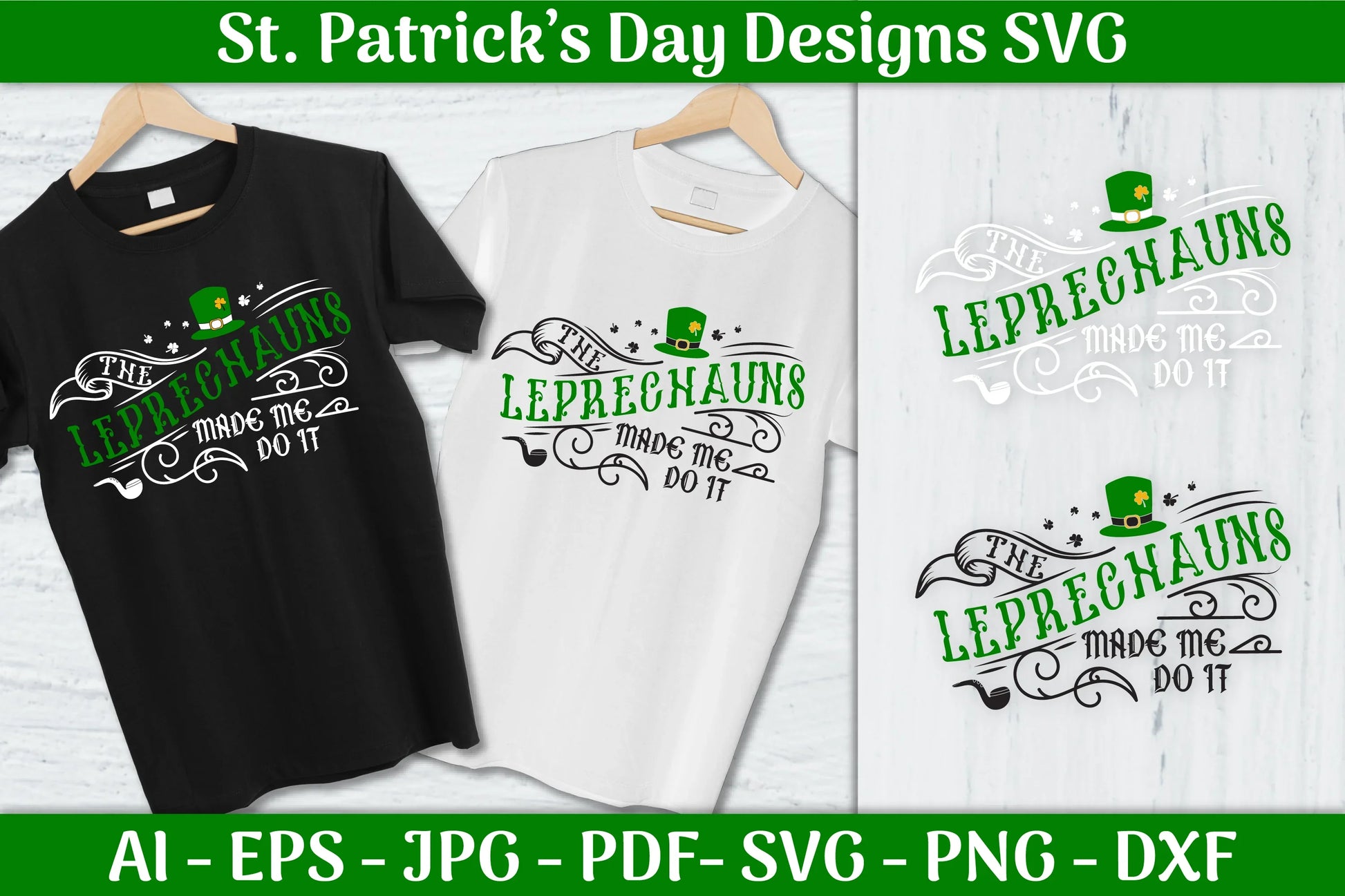 Leprechauns St Patrick's Day SVG Bundle - CraftNest - Digital Crafting and Art