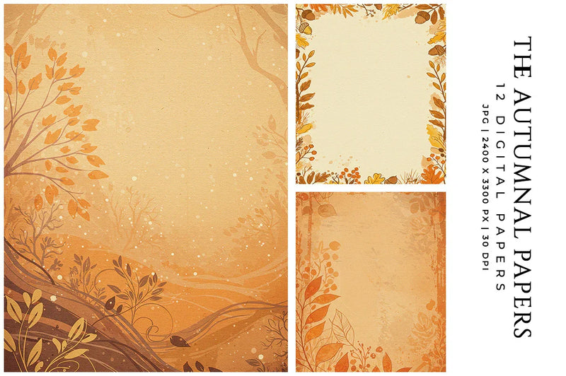 The Autumnal Papers - CraftNest - Digital Crafting and Art