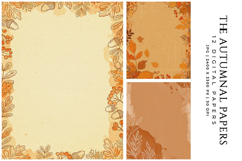 The Autumnal Papers - CraftNest - Digital Crafting and Art